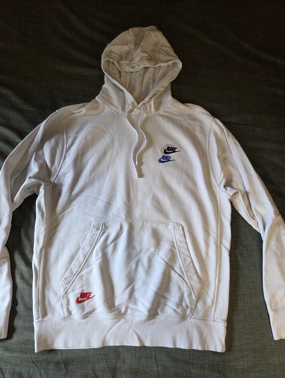 Nike Multi Logo Hoodie Size Medium